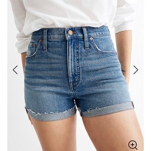 Madewell High-Rise Denim Shorts size 26